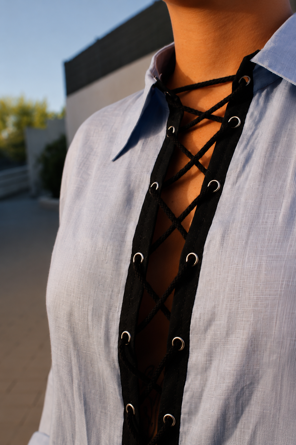 Vestido Celeste