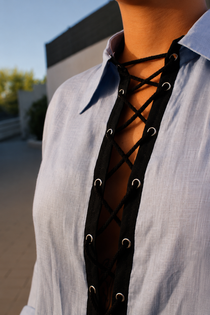 Vestido Celeste