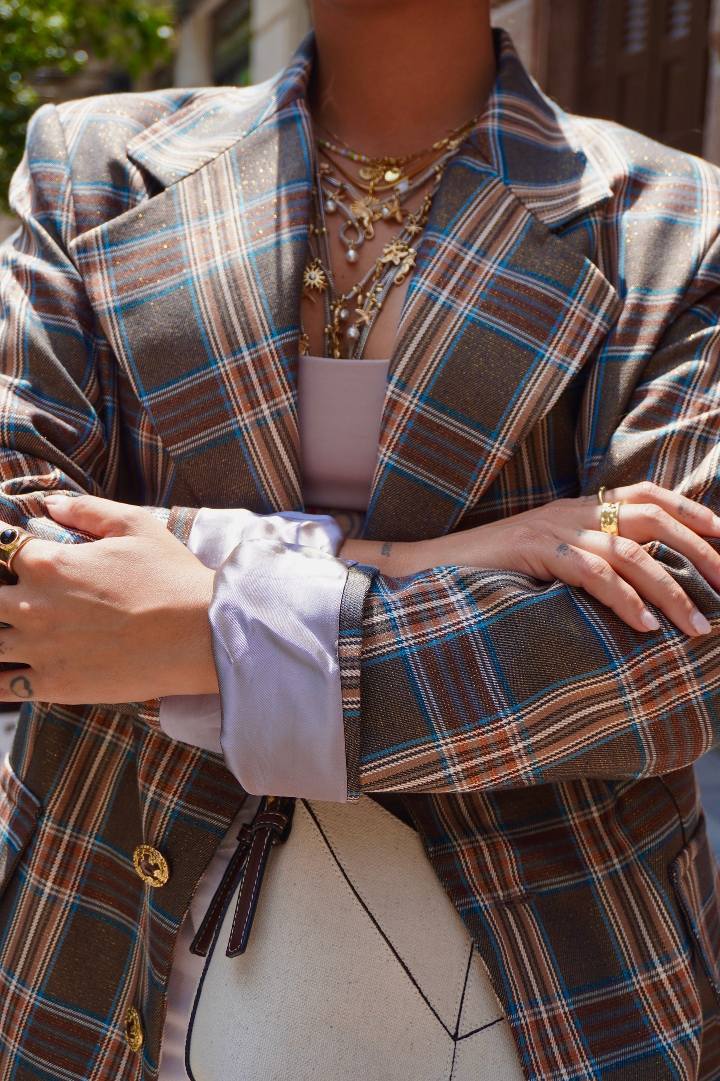 (PRE-ORDER) Blazer Cuadros grandes