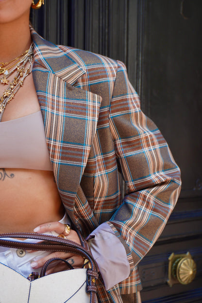 (PRE-ORDER) Blazer Cuadros grandes