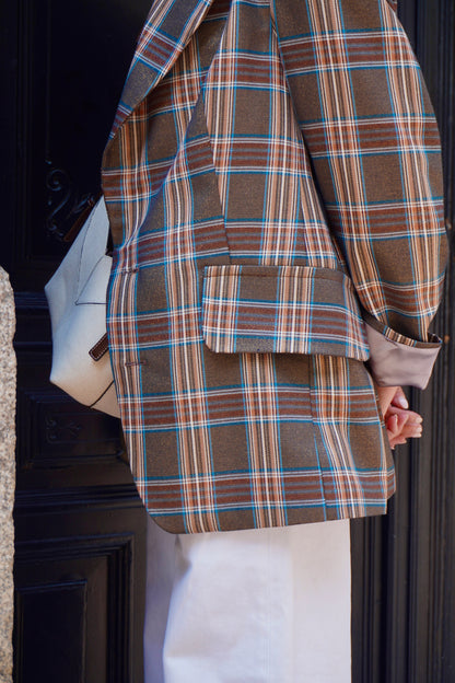 (PRE-ORDER) Blazer Cuadros grandes