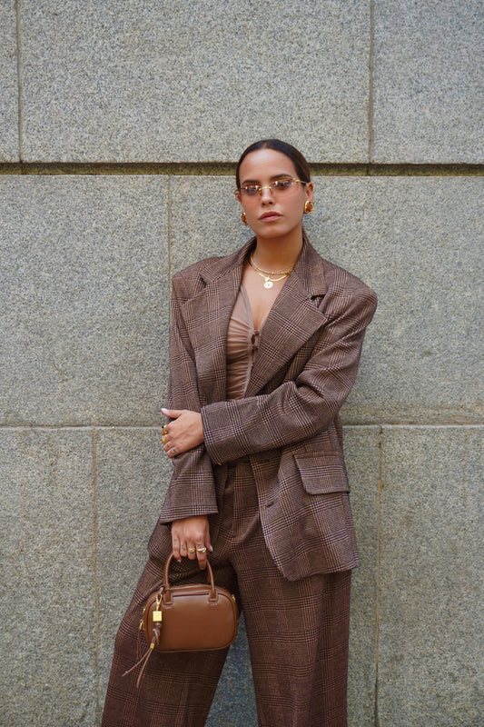 (PRE-ORDER) Marrón Cuadros