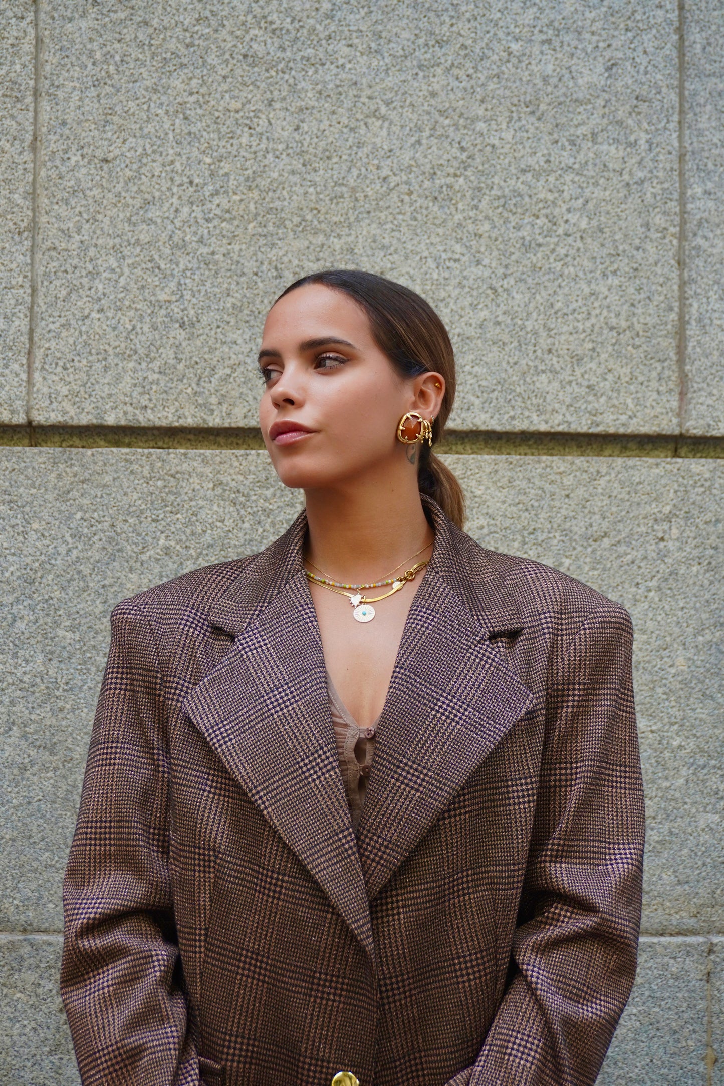 (PRE-ORDER) Marrón Cuadros