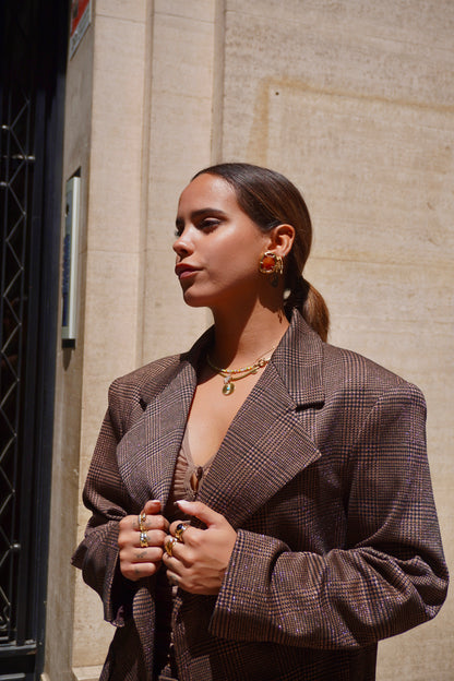 (PRE-ORDER) Marrón Cuadros